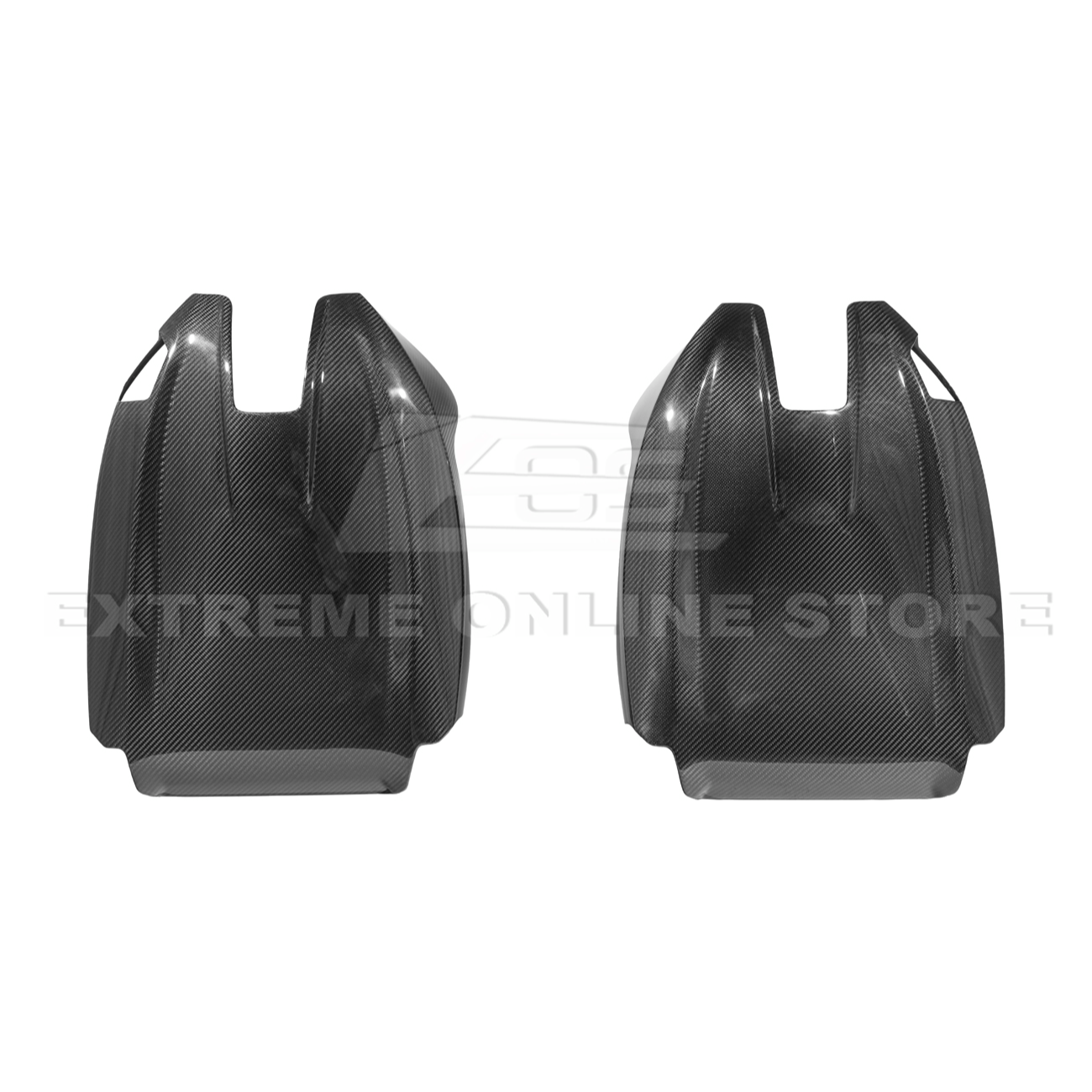 BMW G87 G82 M2 M4 Dry CARBON FIBER Tape-On Full Seat Back Cover Pair