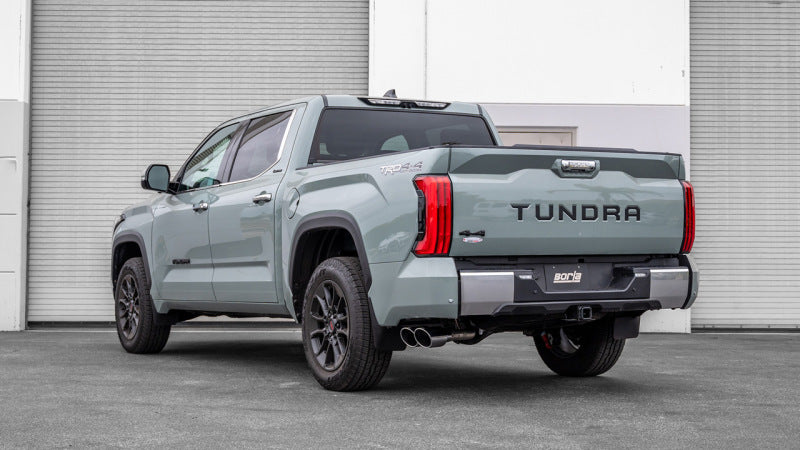 Borla 22-24 Toyota Tundra 3.4L V6 (Inc. Hyb.) Ext. Cab/STD Bed/145.7in WB ATAK Cat-Back - Chrome-Catback-Grocery Getter Performance