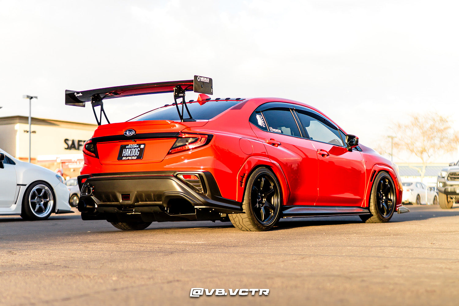 Bottom Mount UCW Rear Wing Kit - Subaru WRX (VB)