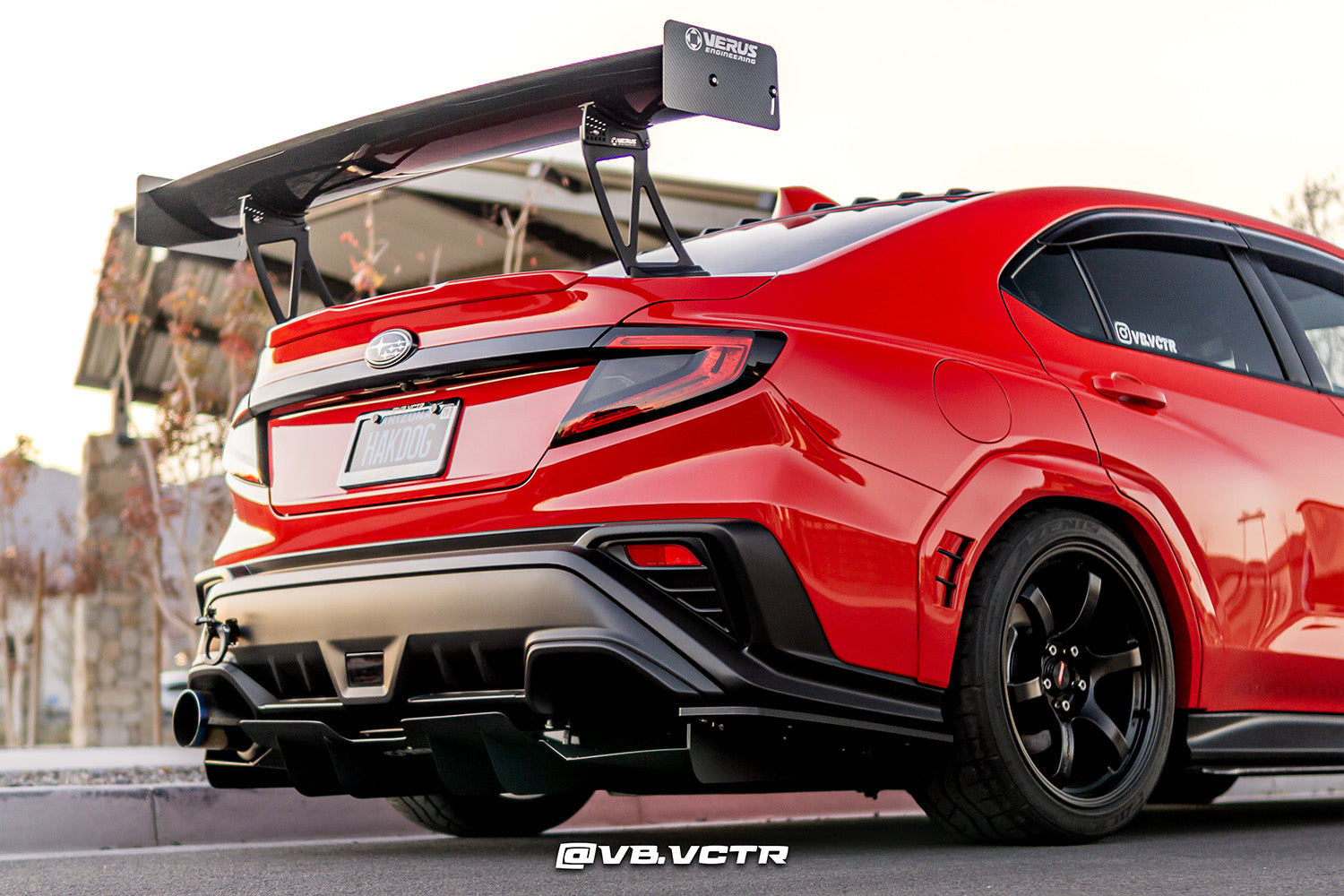 Bottom Mount UCW Rear Wing Kit - Subaru WRX (VB)