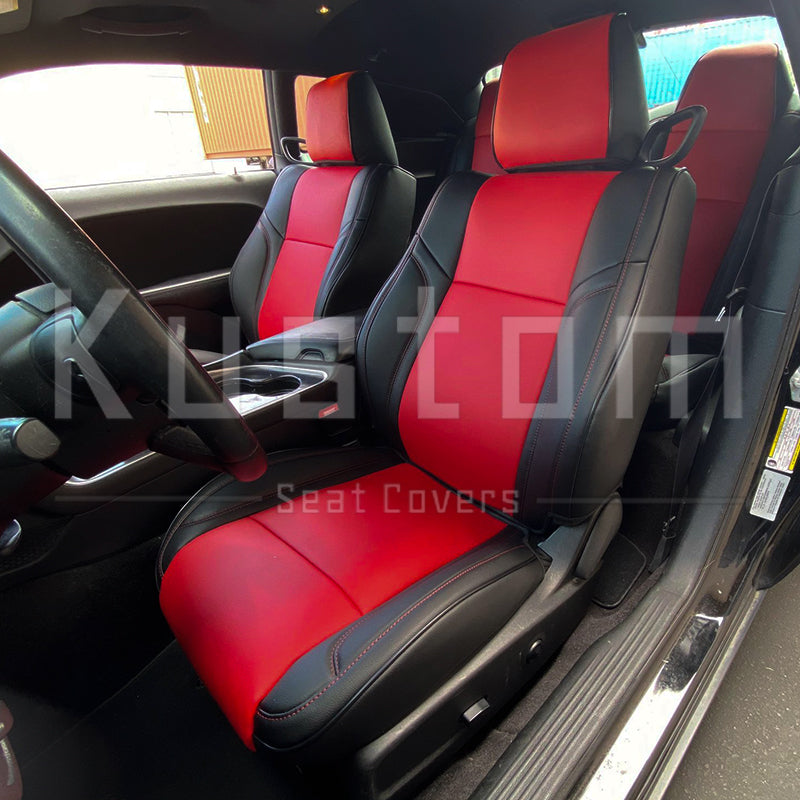 2015-Up Dodge Charger Custom Leather Seat Cover (Sport Seat)