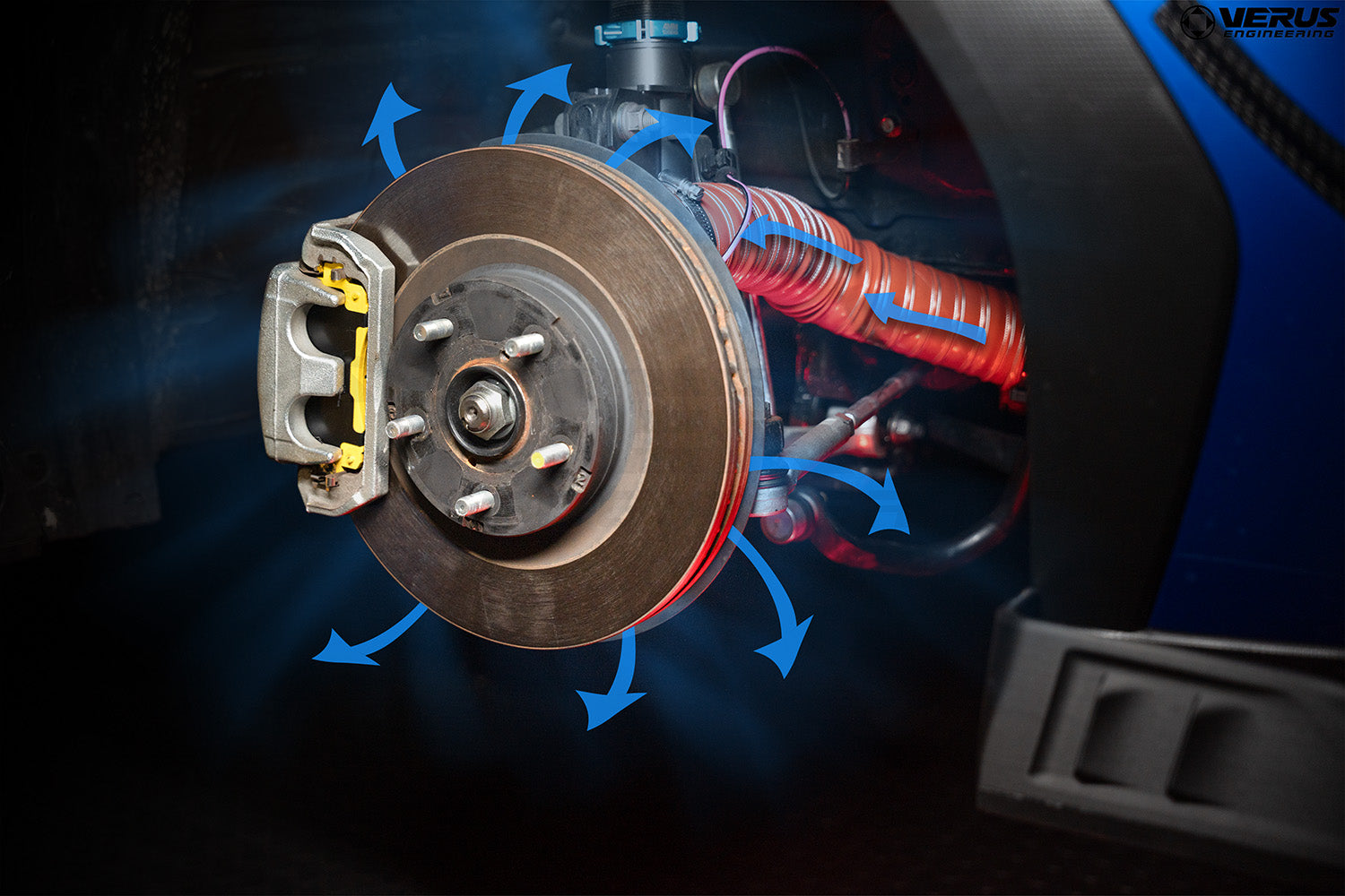 Brake Cooling Kit - Subaru WRX (VB)-Grocery Getter Performance