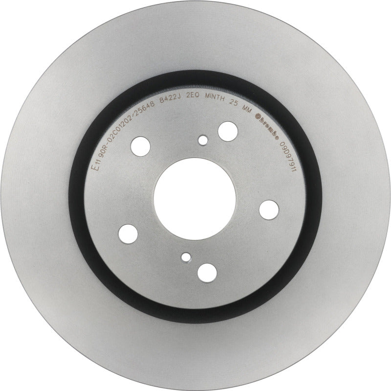 Brembo 2022 Volvo C40 Recharge/21-22 Volvo XC40 Recharge/16-22 Volvo XC90 Rear UV Coated Rotor-Brake Rotors - OE-Grocery Getter Performance
