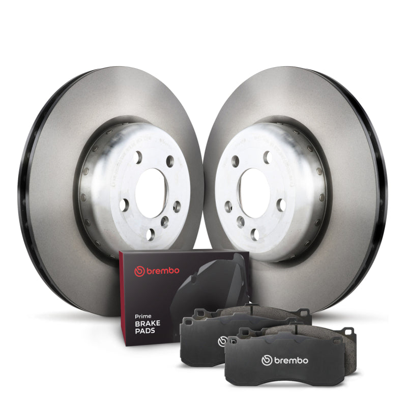 Brembo OE 11-16 BMW 528i Front Disc Brake Kit-Brake Rotors - OE-Grocery Getter Performance