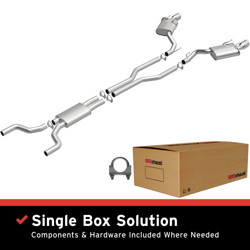 BRExhaust 10-13 Chevrolet Camaro 6.2L Direct-Fit Replacement Exhaust System-Catback-Grocery Getter Performance