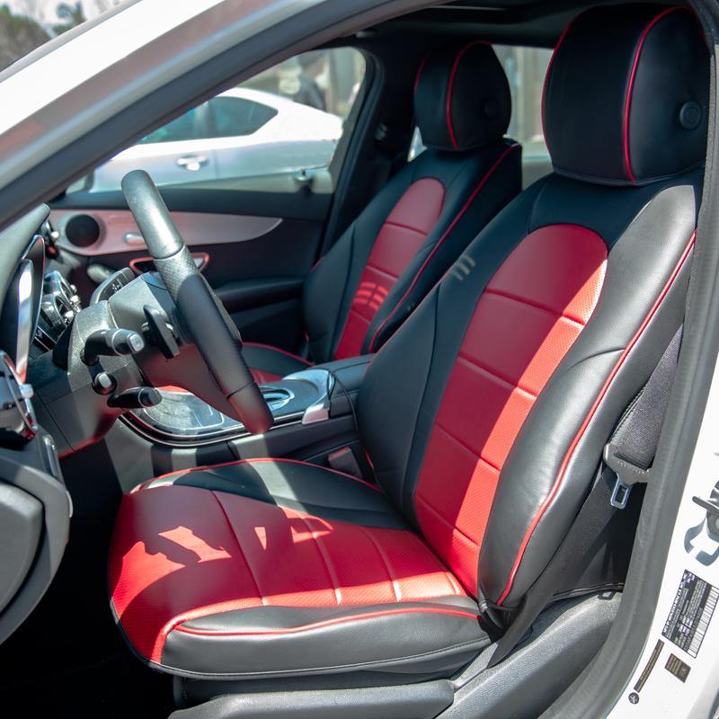 2015-Up Mercedes-Benz W205 C-Class Two-tone Custom Seat Covers