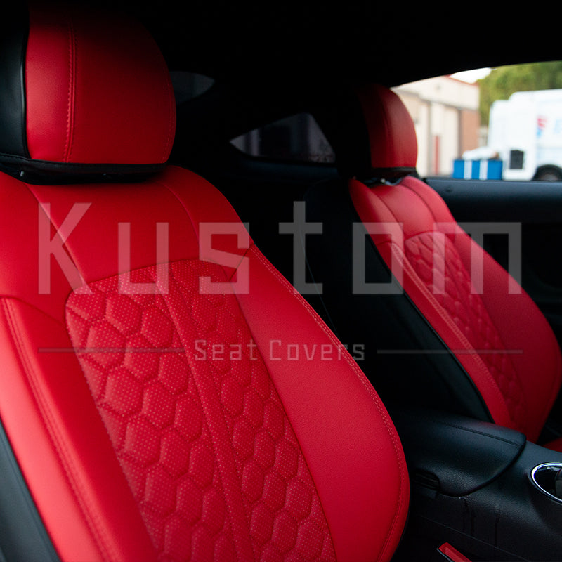 2015+ Ford Mustang Custom Leather Seat Covers