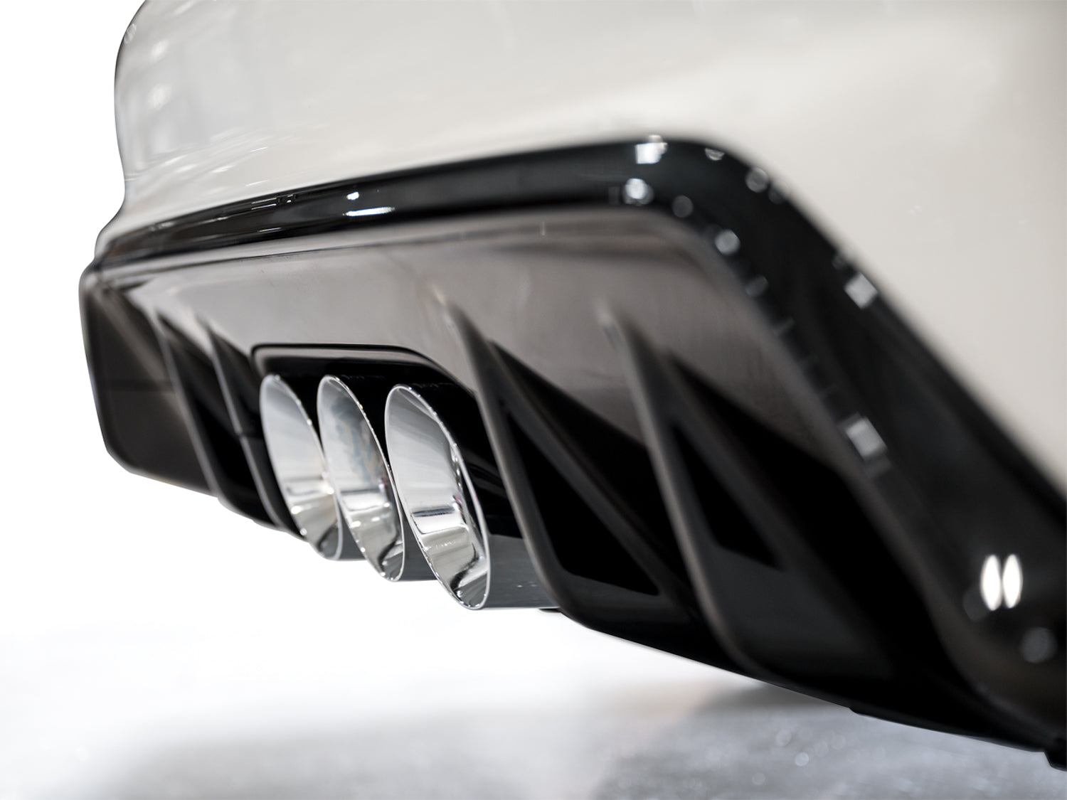 AWE Track Edition Exhaust for FL5 Civic Type R - Triple Chrome Silver Tips