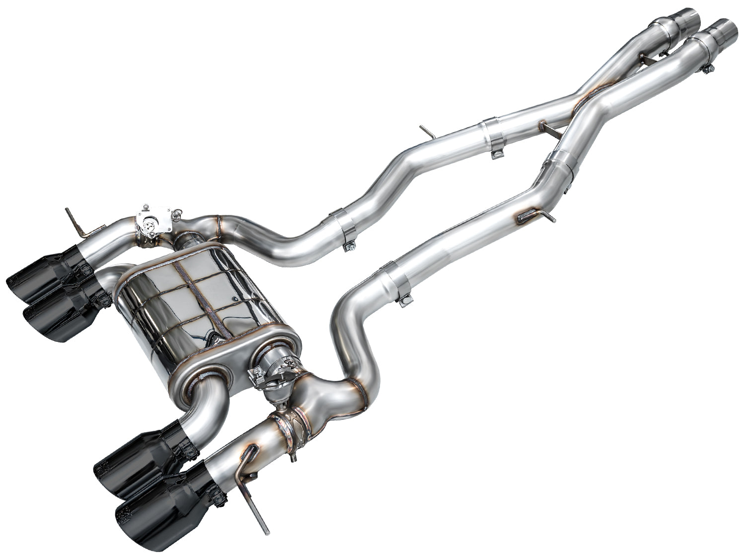 AWE SwitchPath™ Exhaust for BMW G87 M2 - Diamond Black Tips