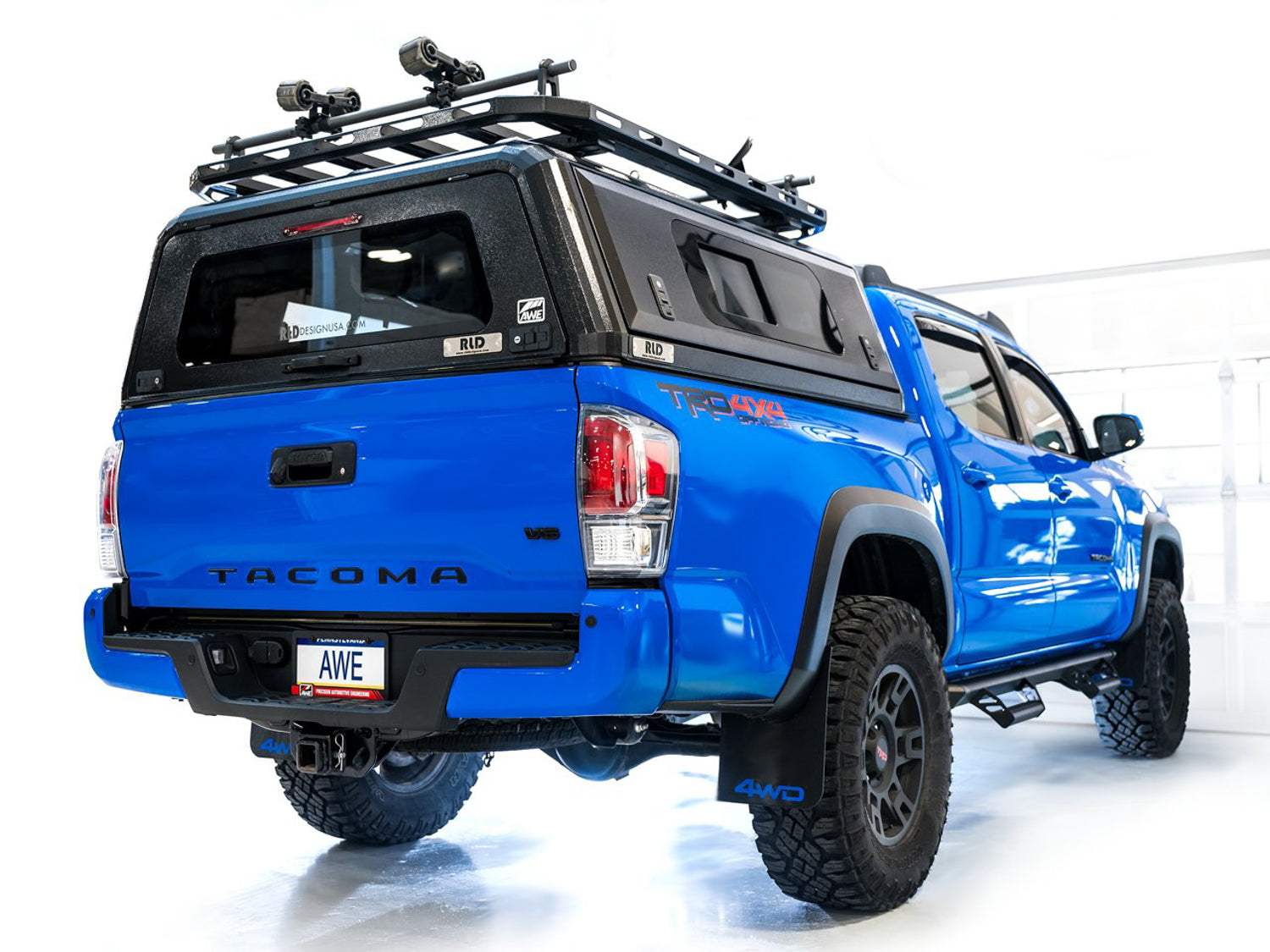 AWE 0FG Exhaust with BashGuard for 3rd Gen Tacoma - No Tips