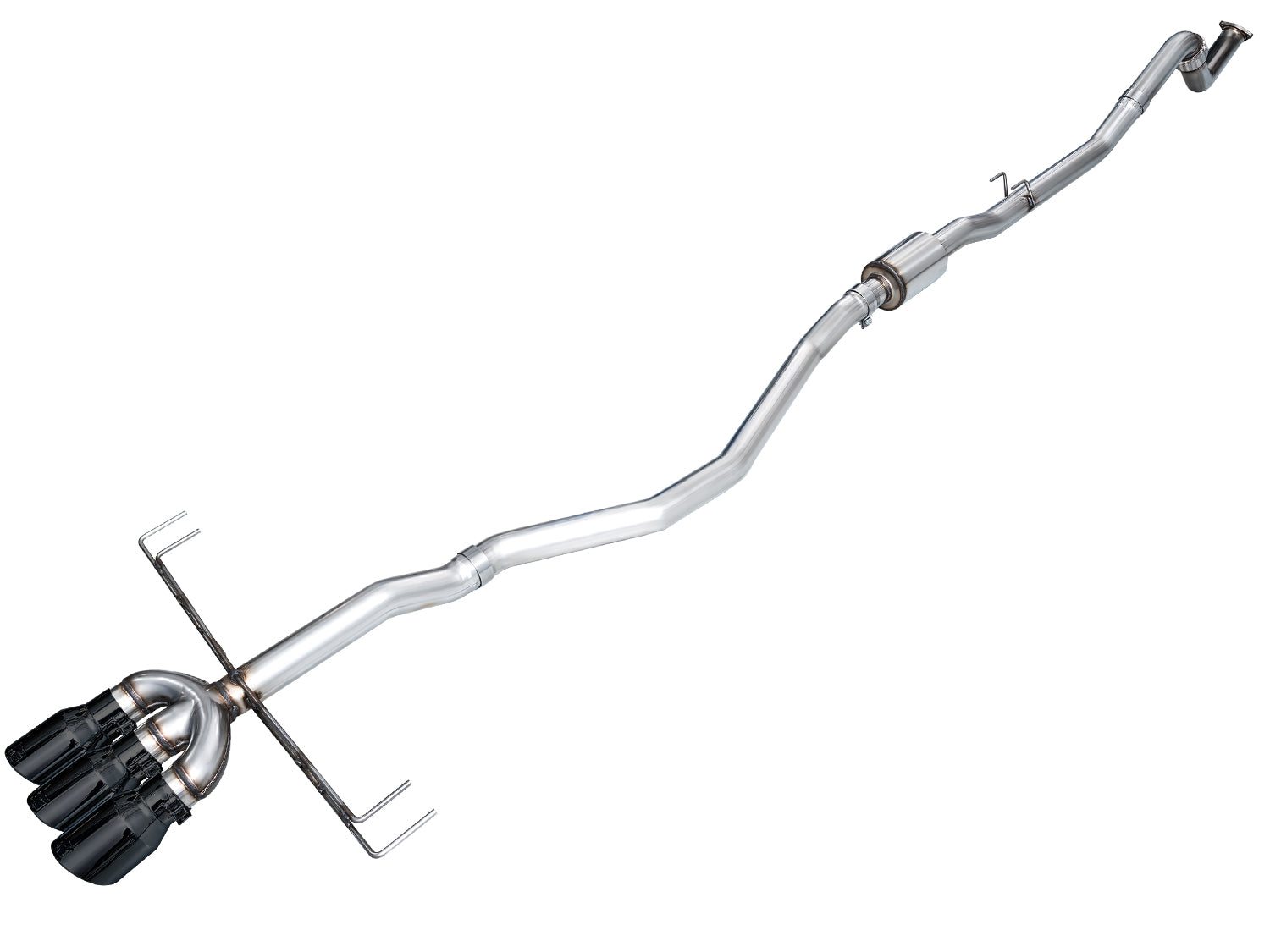 AWE Track Edition Exhaust for DE5 Integra Type-S - Triple Diamond Black Tips