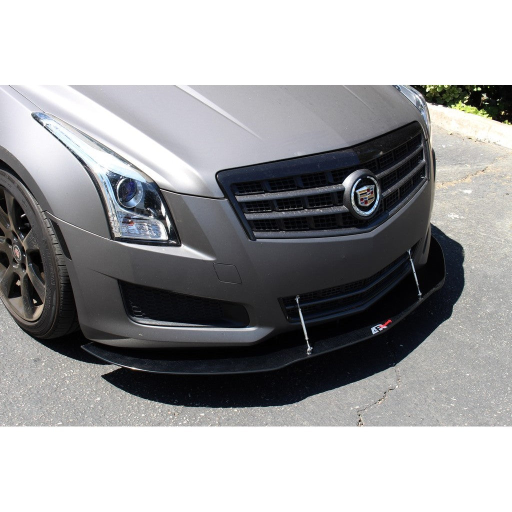 Cadillac ATS Sedan Carbon Fiber Front Wind Splitter 2012-2019-Front Wind Splitter-Grocery Getter Performance