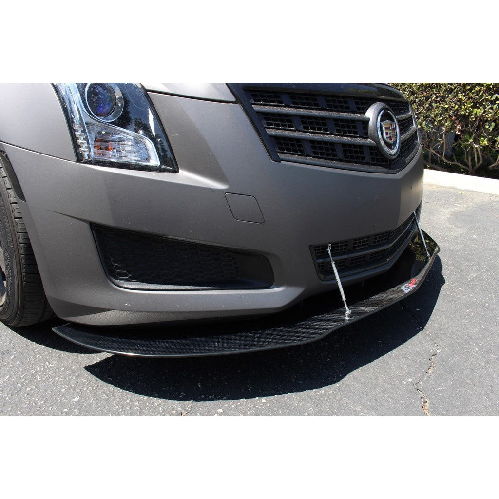 Cadillac ATS Sedan Carbon Fiber Front Wind Splitter 2012-2019-Front Wind Splitter-Grocery Getter Performance
