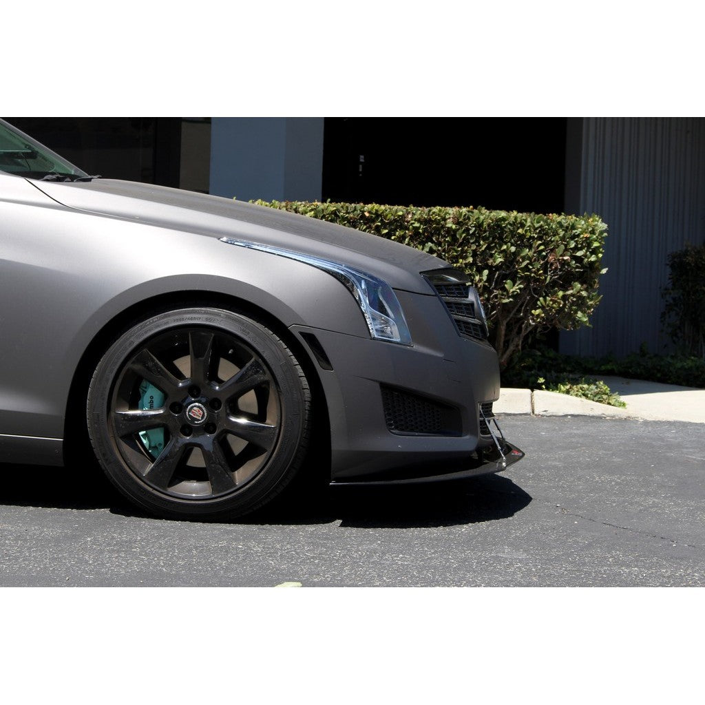 Cadillac ATS Sedan Carbon Fiber Front Wind Splitter 2012-2019-Front Wind Splitter-Grocery Getter Performance