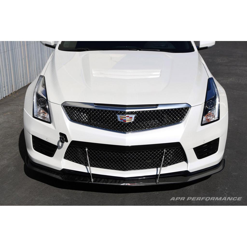 Cadillac ATS-V Carbon Fiber Front Wind Splitter 2016-2019 (Non-Carbon Package)-Front Wind Splitter-Grocery Getter Performance