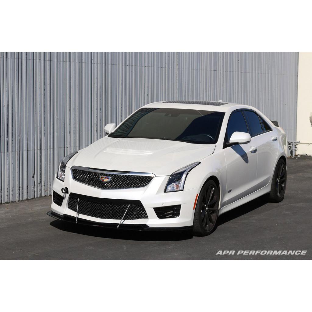 Cadillac ATS-V Carbon Fiber Front Wind Splitter 2016-2019 (Non-Carbon Package)-Front Wind Splitter-Grocery Getter Performance