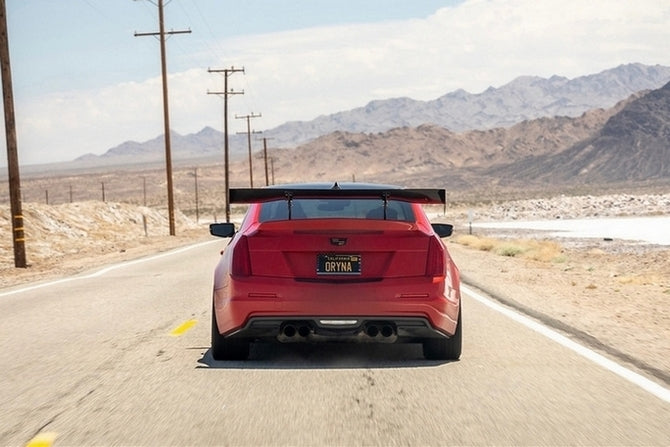 Cadillac ATS-V GTC300 Carbon Fiber Adjustable Wing 2016-2019-GTC-300 Wing-Grocery Getter Performance