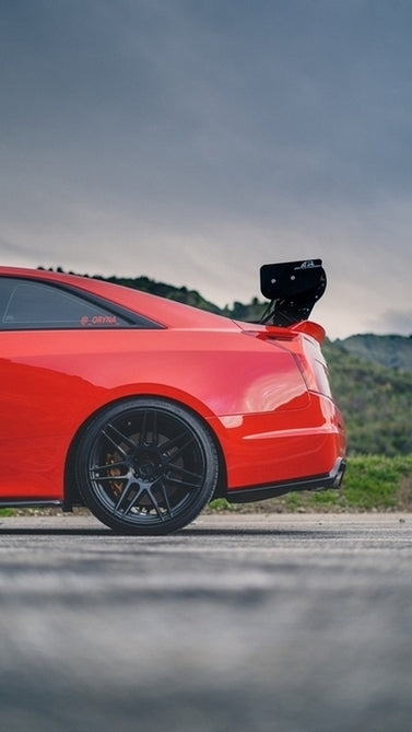 Cadillac ATS-V GTC300 Carbon Fiber Adjustable Wing 2016-2019-GTC-300 Wing-Grocery Getter Performance