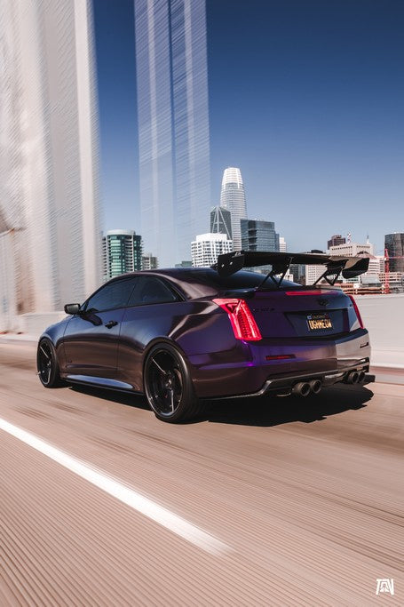 Cadillac ATS-V GTC300 Carbon Fiber Adjustable Wing 2016-2019-GTC-300 Wing-Grocery Getter Performance