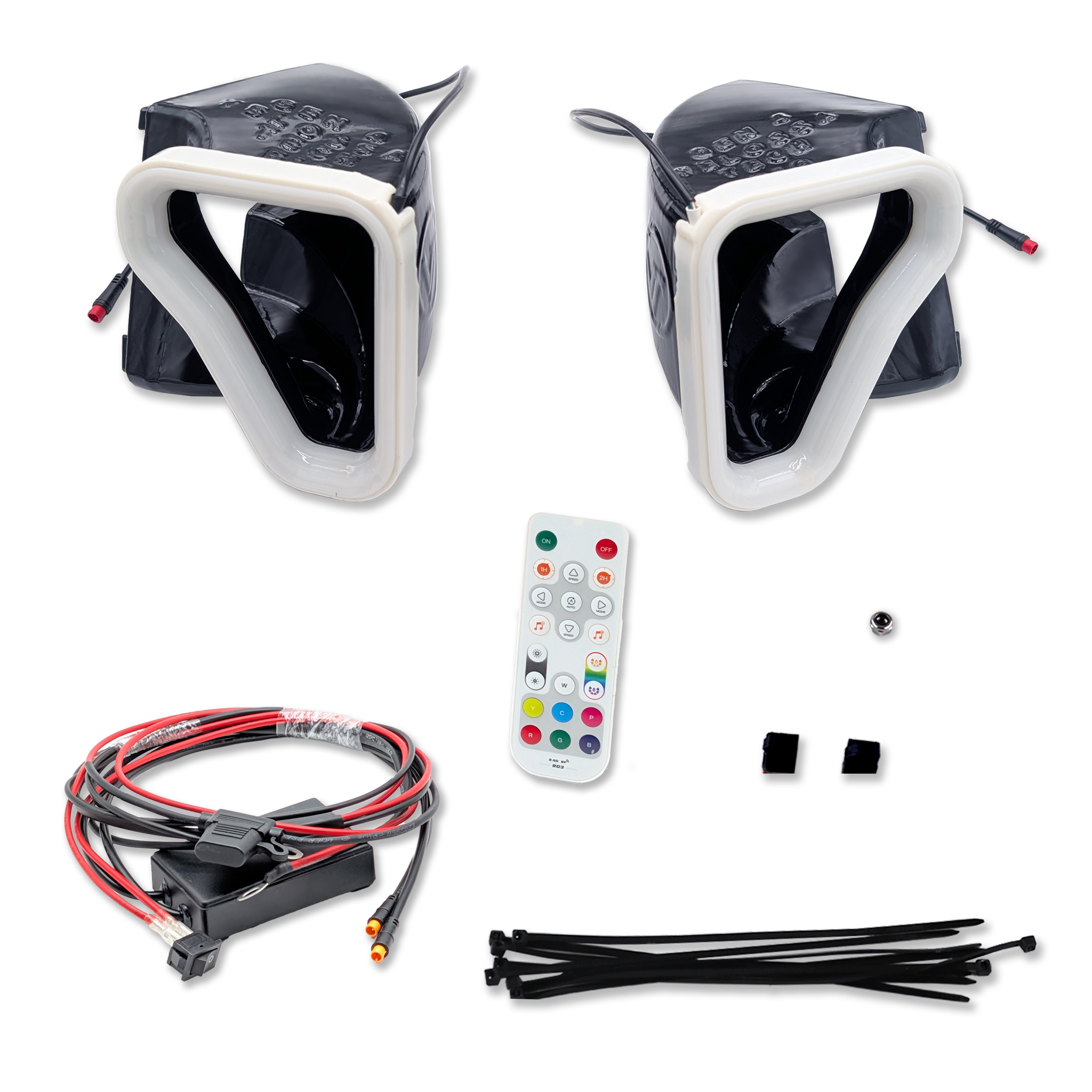 2022+ Cadillac CT4-V Blackwing Dual BIG MOUTH LIT KIT Ram Air Intake Snorkels
