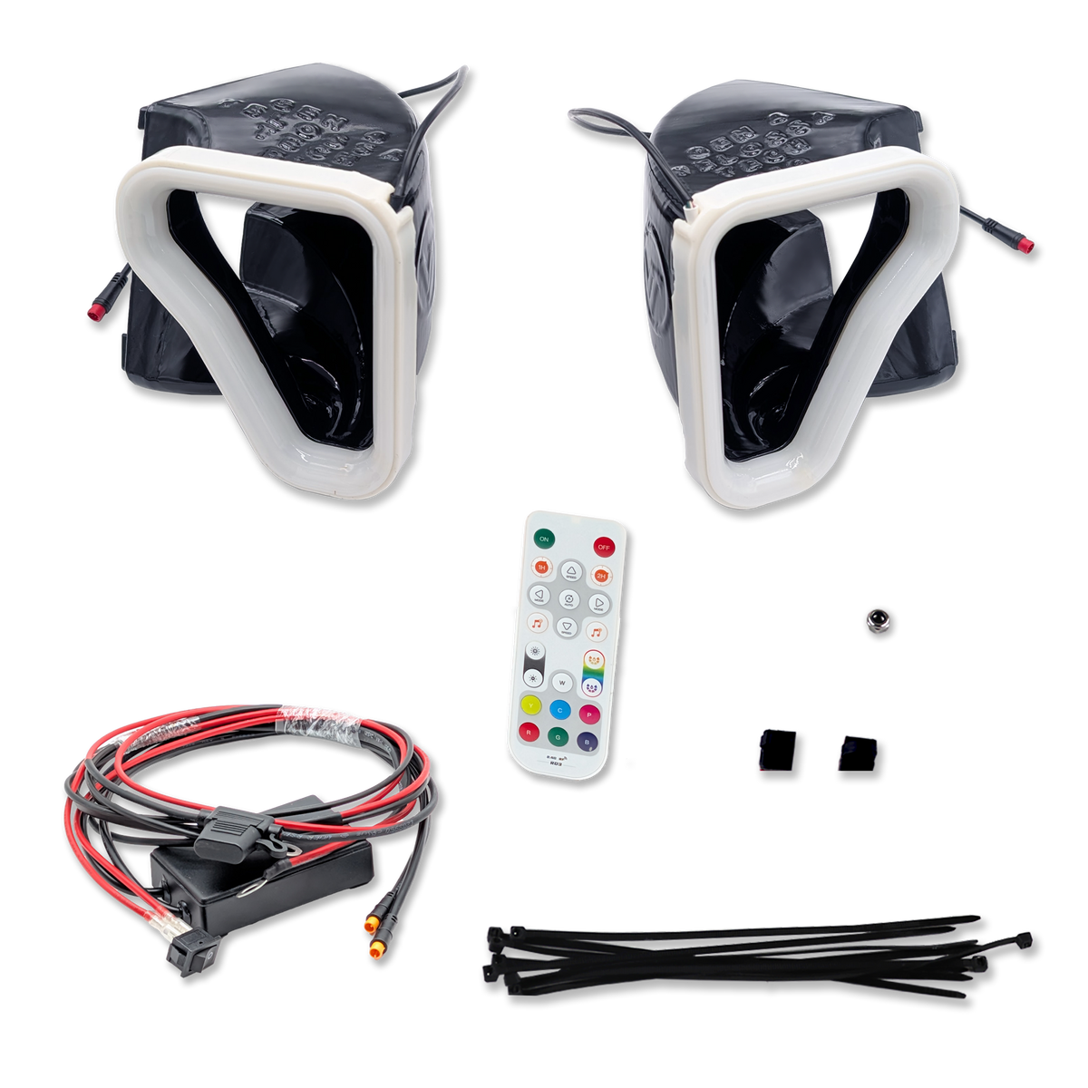 2022+ Cadillac CT4-V Blackwing Dual BIG MOUTH LIT KIT Ram Air Intake Snorkels - product image 1