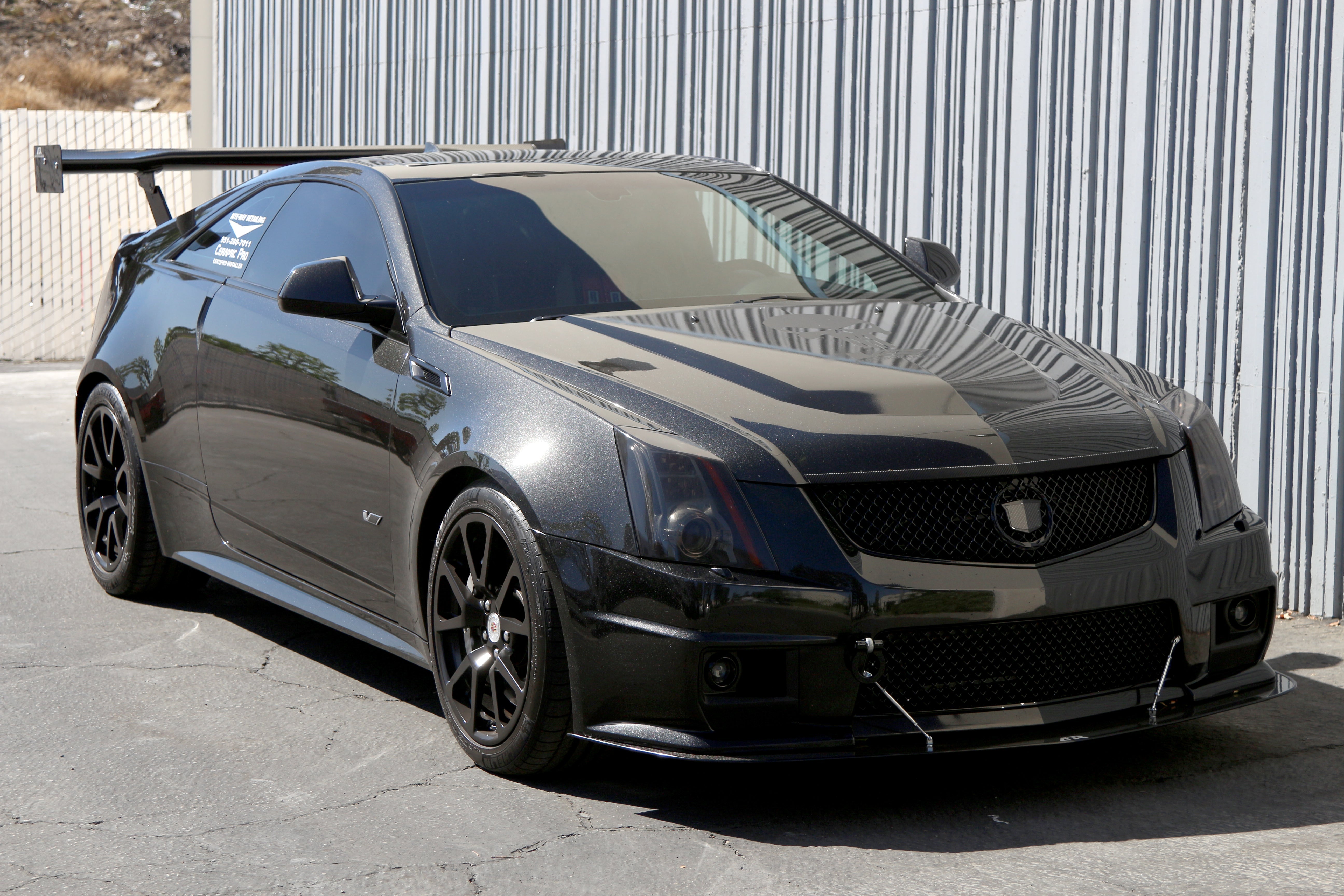 Cadillac CTS-V Coupe GTC500 Carbon Fiber Adjustable Wing 2011-2015-GTC-500 Wing-Grocery Getter Performance