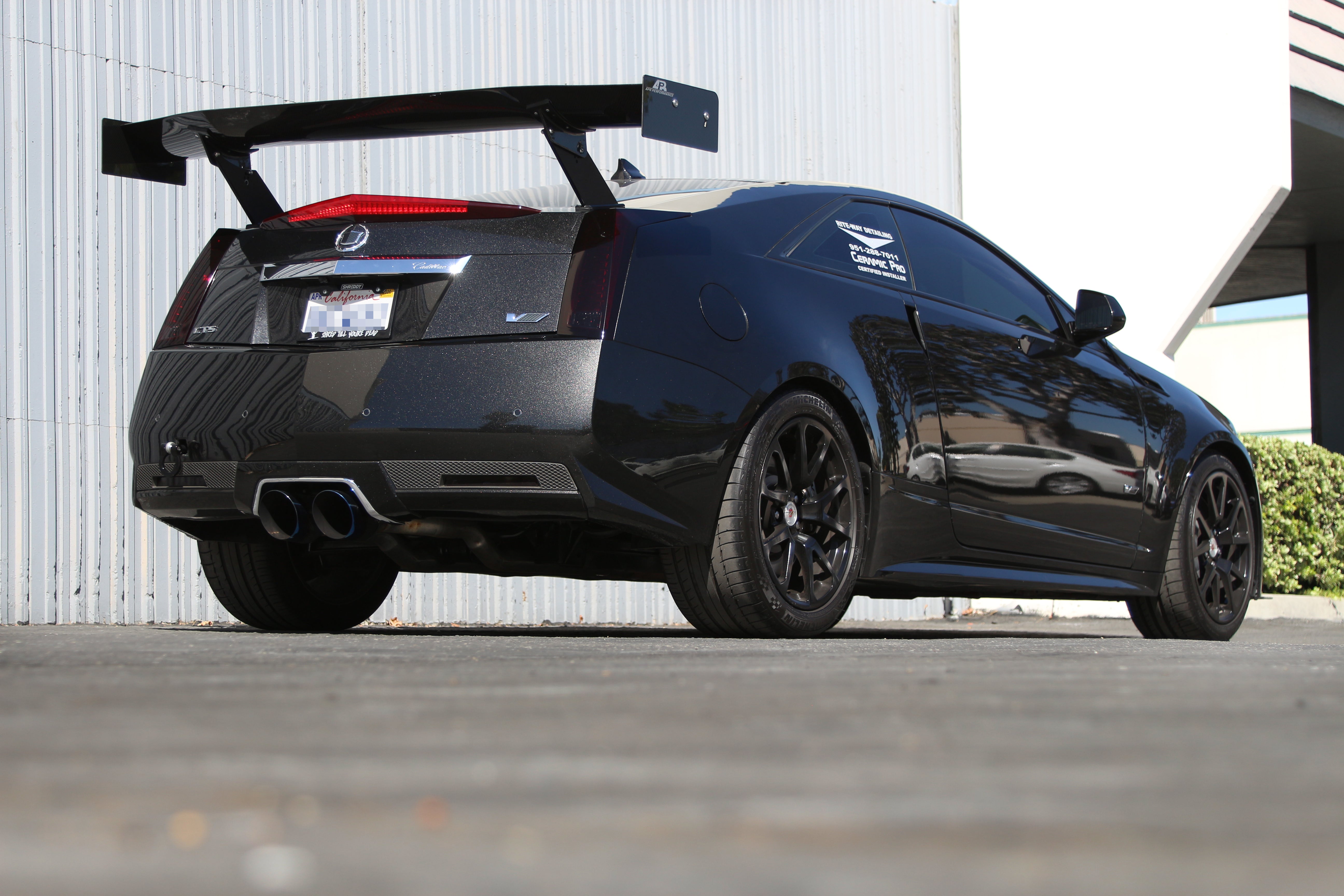 Cadillac CTS-V Coupe GTC500 Carbon Fiber Adjustable Wing 2011-2015-GTC-500 Wing-Grocery Getter Performance