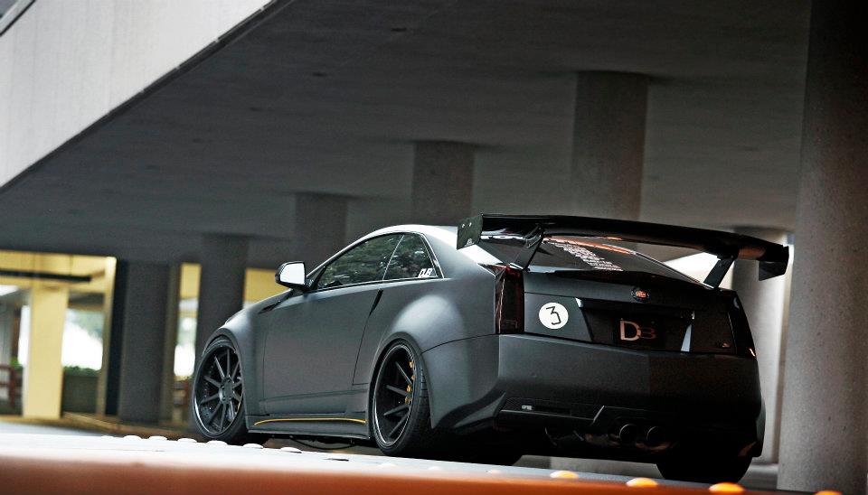 Cadillac CTS-V Coupe GTC500 Carbon Fiber Adjustable Wing 2011-2015-GTC-500 Wing-Grocery Getter Performance