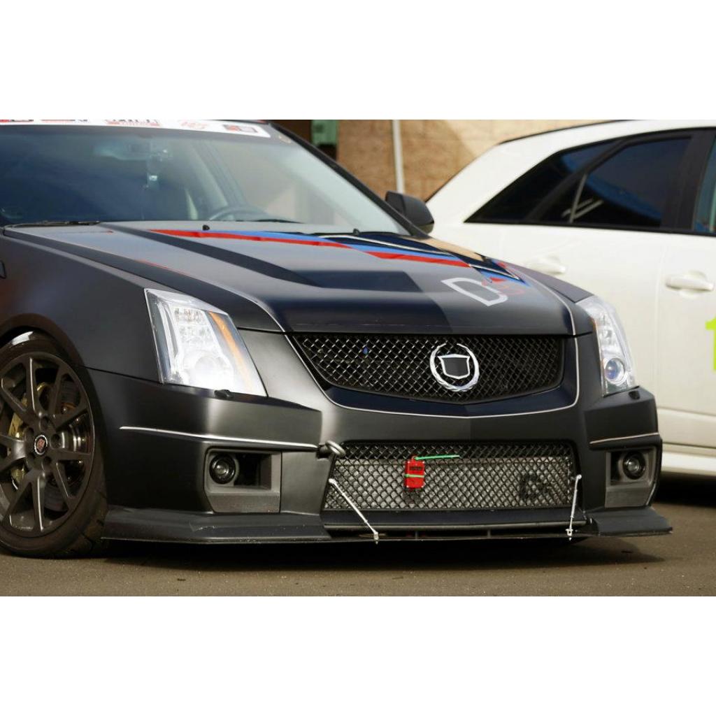 Cadillac CTS-V Coupe / Sedan Carbon Fiber Front Wind Splitter 2008-2015-Front Wind Splitter-Grocery Getter Performance