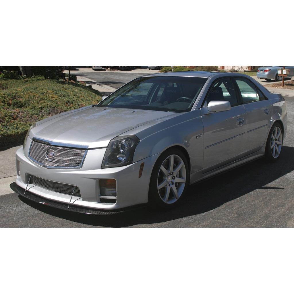 Cadillac CTS-V Sedan Carbon Fiber Front Wind Splitter 2004-2007-Front Wind Splitter-Grocery Getter Performance