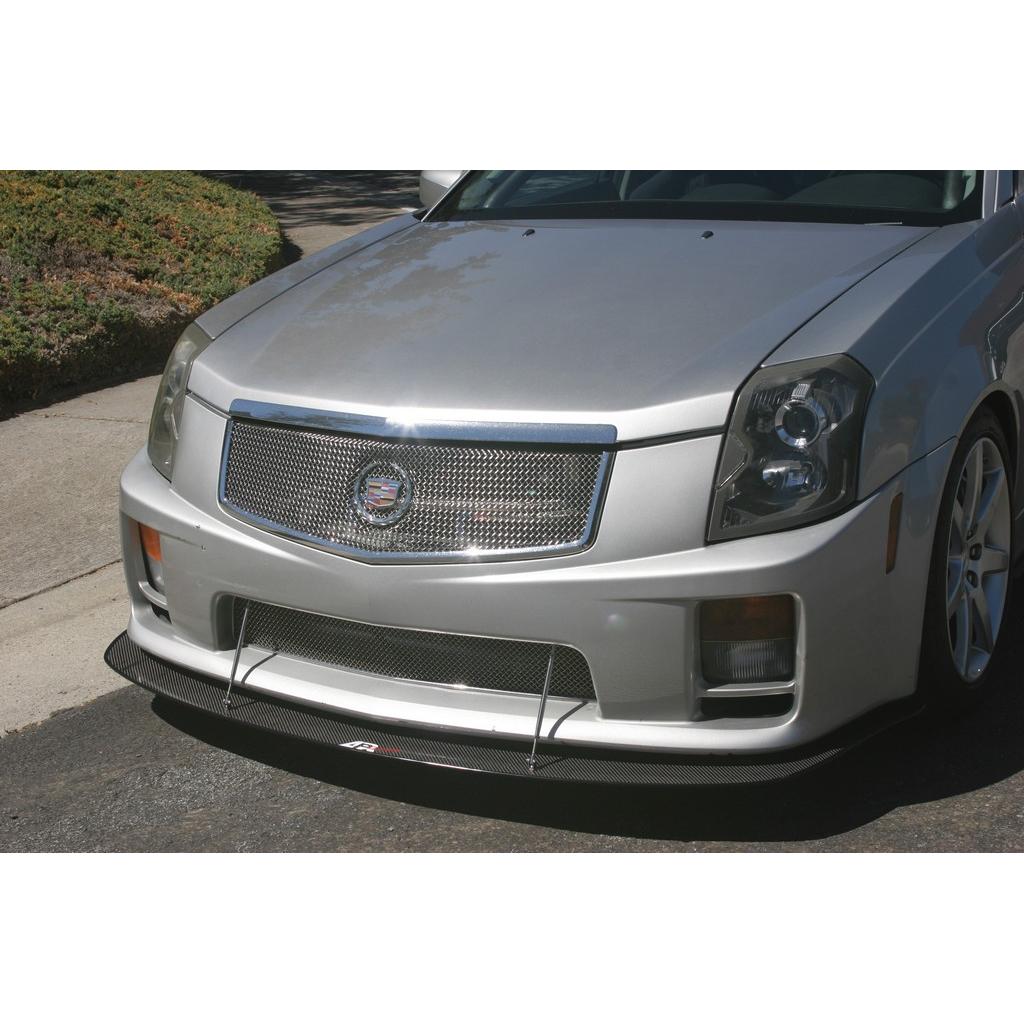 Cadillac CTS-V Sedan Carbon Fiber Front Wind Splitter 2004-2007-Front Wind Splitter-Grocery Getter Performance