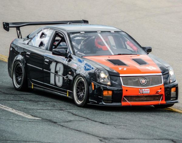 Cadillac CTS-V Sedan Carbon Fiber Front Wind Splitter 2004-2007-Front Wind Splitter-Grocery Getter Performance