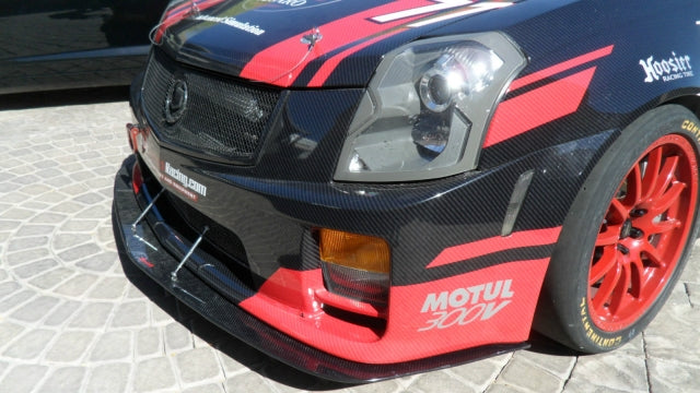 Cadillac CTS-V Sedan Carbon Fiber Front Wind Splitter 2004-2007-Front Wind Splitter-Grocery Getter Performance
