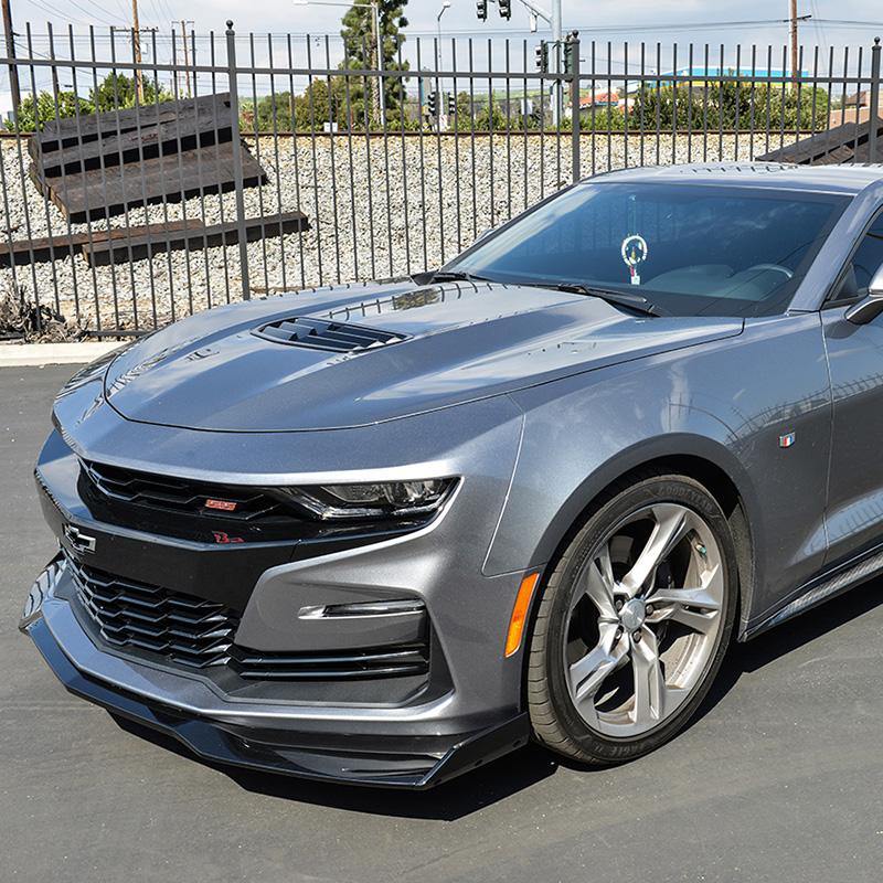 Camaro 2019-Up Camaro RS & SS | ZL1 1LE Style Front Bumper Lip Splitter