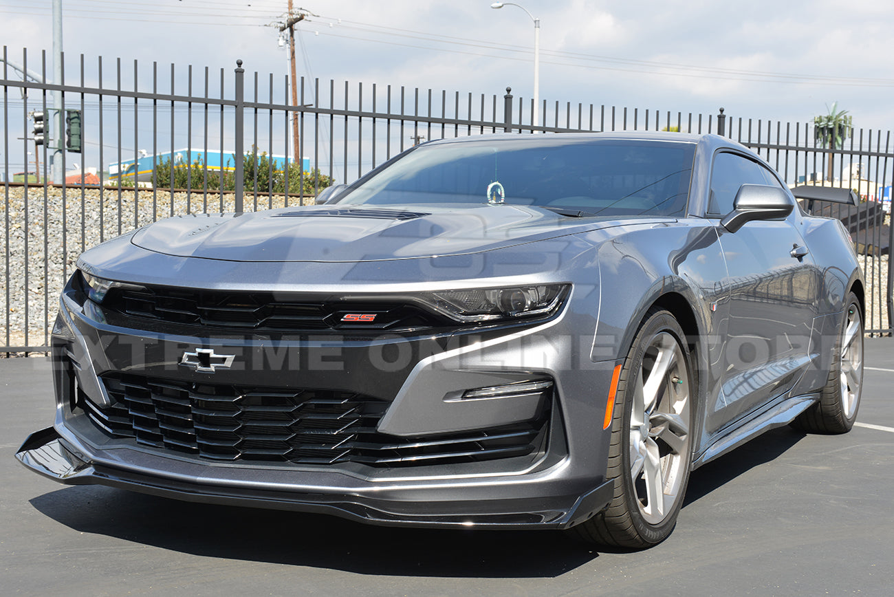 Camaro 2019-Up Camaro RS & SS | ZL1 1LE Style Front Bumper Lip Splitter