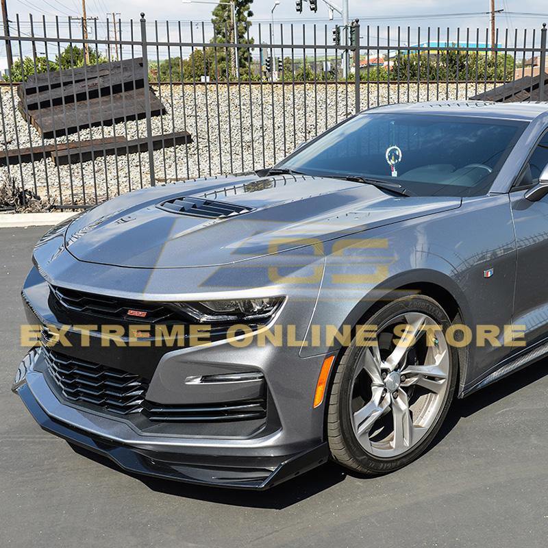 Camaro 2019-Up Camaro RS & SS | ZL1 1LE Style Front Bumper Lip Splitter