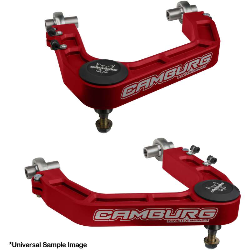Camburg 08-21 Toyota Landcruiser 200 Series KINETIK V2 Performance Billet Uniball Upper Arms - Red - Grocery Getter Performance