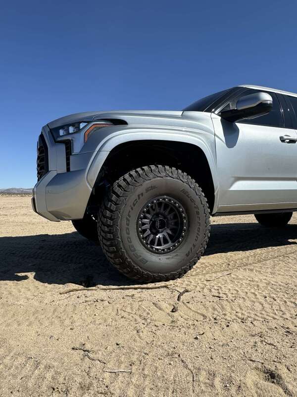 Camburg 22-25 Toyota Tundra 2WD/4WD Blue KINETIK Uniball Trail Series Long Travel Kit w/ Billet UCA-Suspension Arms & Components-Grocery Getter Performance