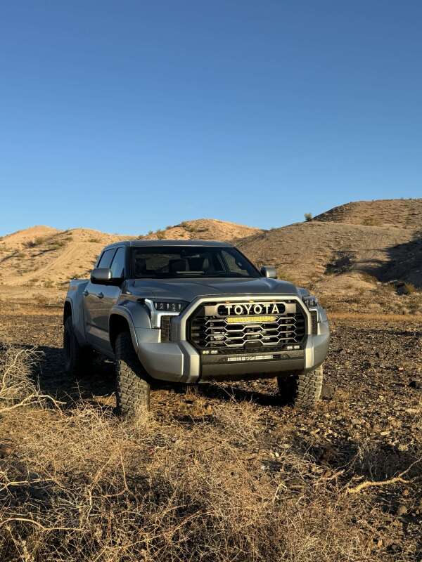Camburg 22-25 Toyota Tundra 2WD/4WD Blue KINETIK Uniball Trail Series Long Travel Kit w/ Billet UCA-Suspension Arms & Components-Grocery Getter Performance