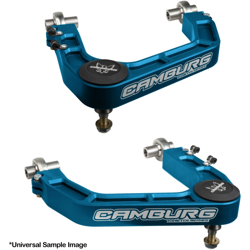 Camburg Toyota Tundra 2WD/4WD 22-23 KINETIK V2 Performance Billet Uniball Upper Arms (King Blue)-Suspension Arms & Components-Grocery Getter Performance