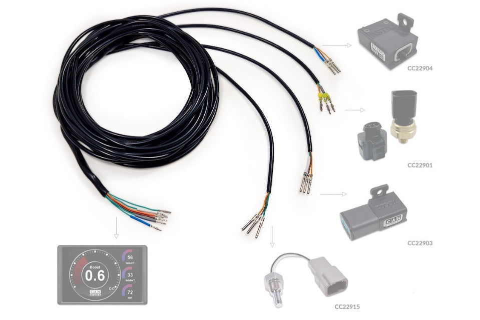 CANchecked ANC04 Compatible Harness - Expanded Sensor Support-Interior-Grocery Getter Performance