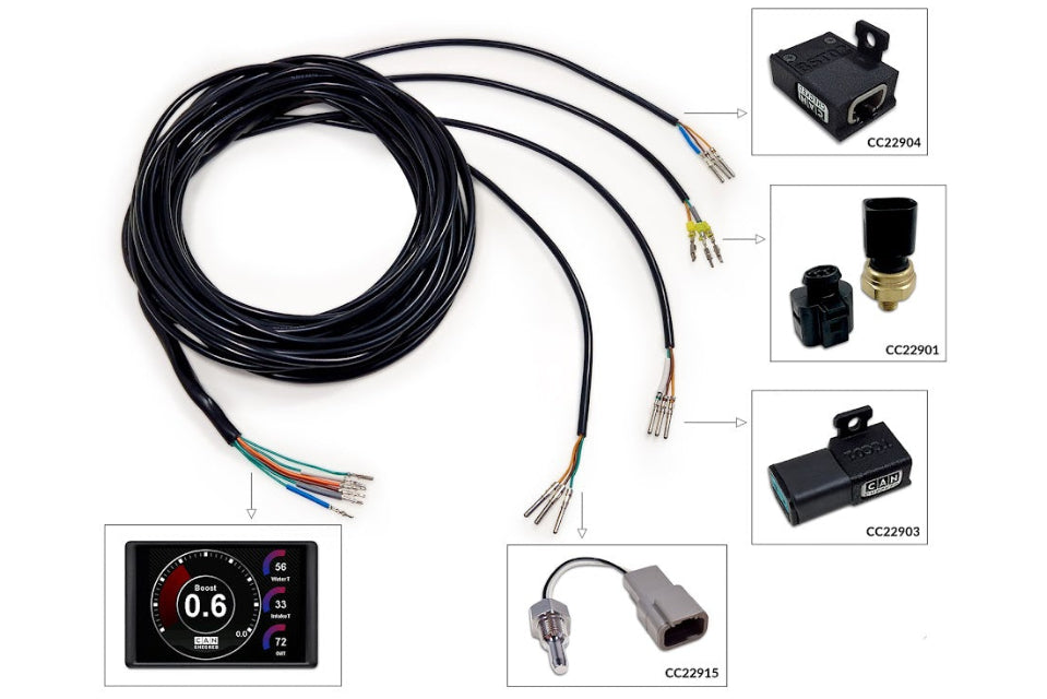 CANchecked ANC04 Compatible Harness - Expanded Sensor Support-Interior-Grocery Getter Performance