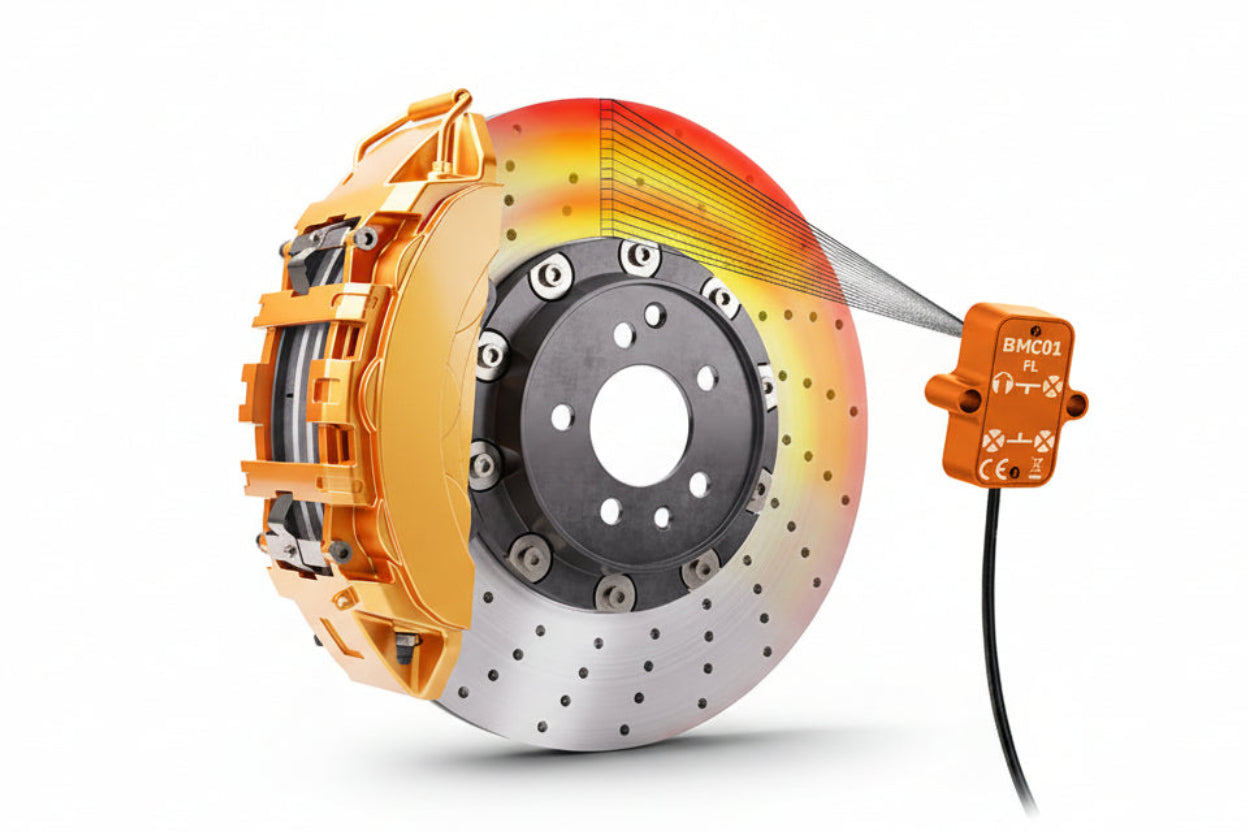 CANchecked BMC01 Brake Temperature Single Replacement Monitor - Wired-Brakes-Grocery Getter Performance