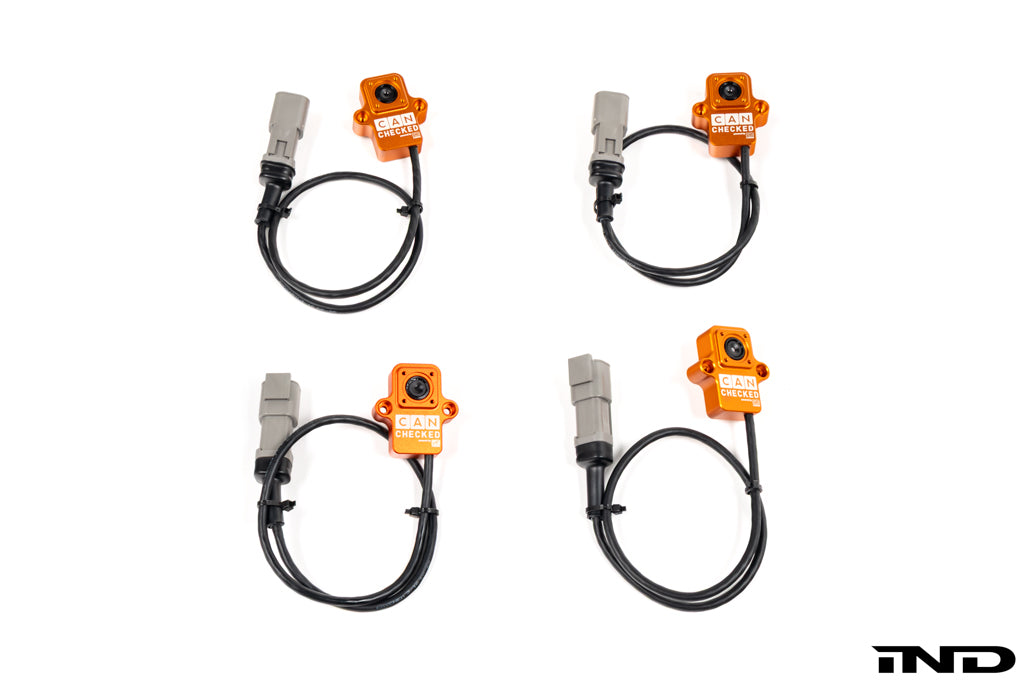 CANchecked BMC04 Brake Temperature Monitoring Set - Wired-Brakes-Grocery Getter Performance