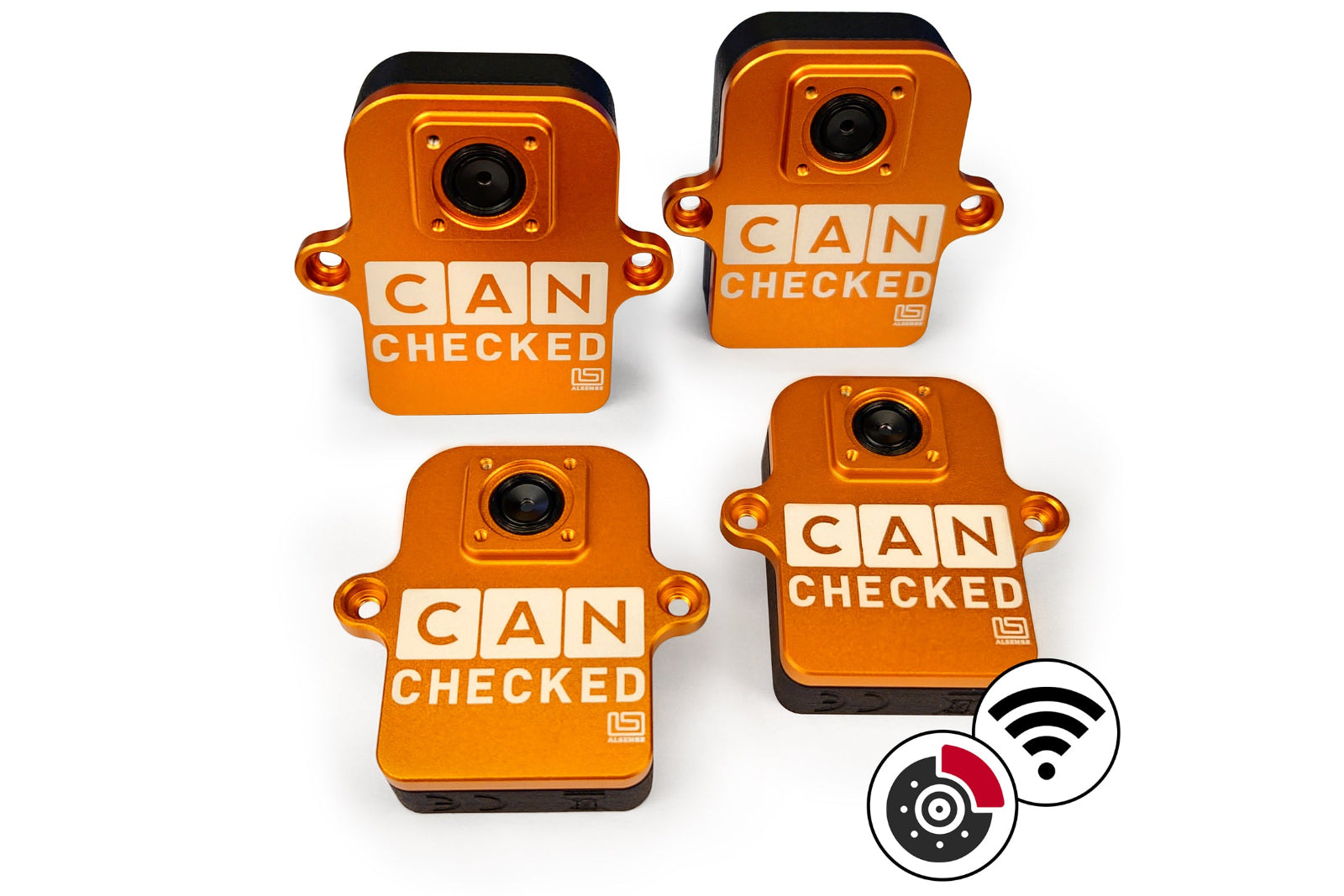 CANchecked BMU04 Brake Temperature Monitoring Set - Wireless and Charging Box-Brakes-Grocery Getter Performance