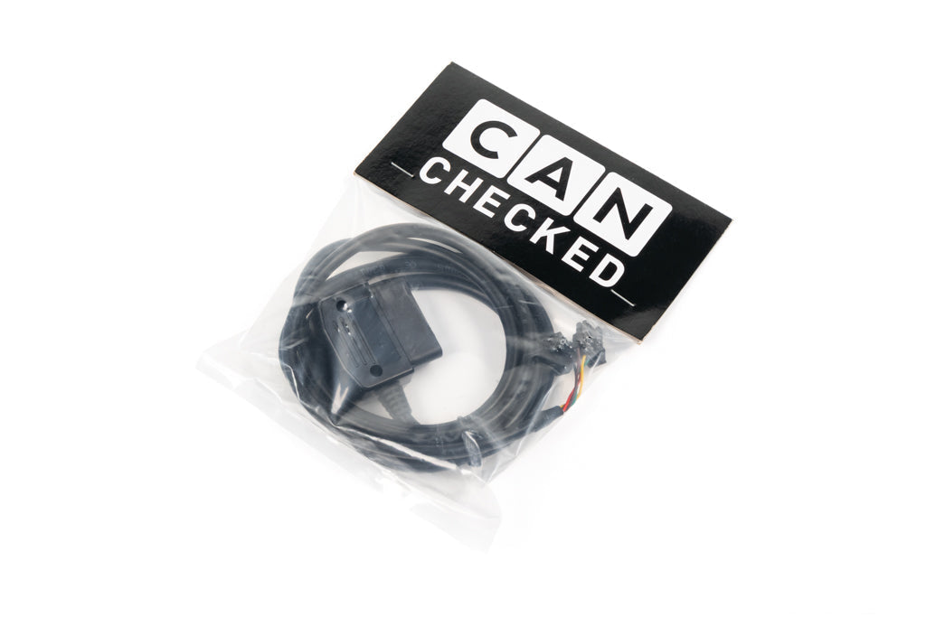 CANchecked Connection Cable - VAG Models MFD28/32 Gen2 to OBD2 - Pin1 KL15-Interior-Grocery Getter Performance