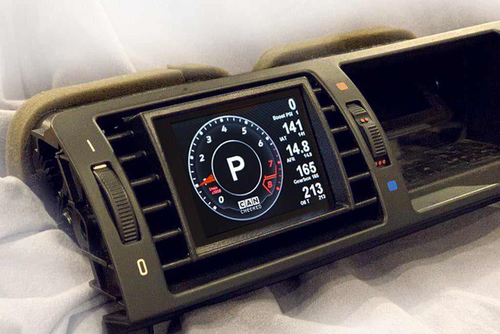 CANchecked E46 M3 / 3-Series MFD28 Multi Function Display | 2.8" Gen2 (LHD)-Interior-Grocery Getter Performance