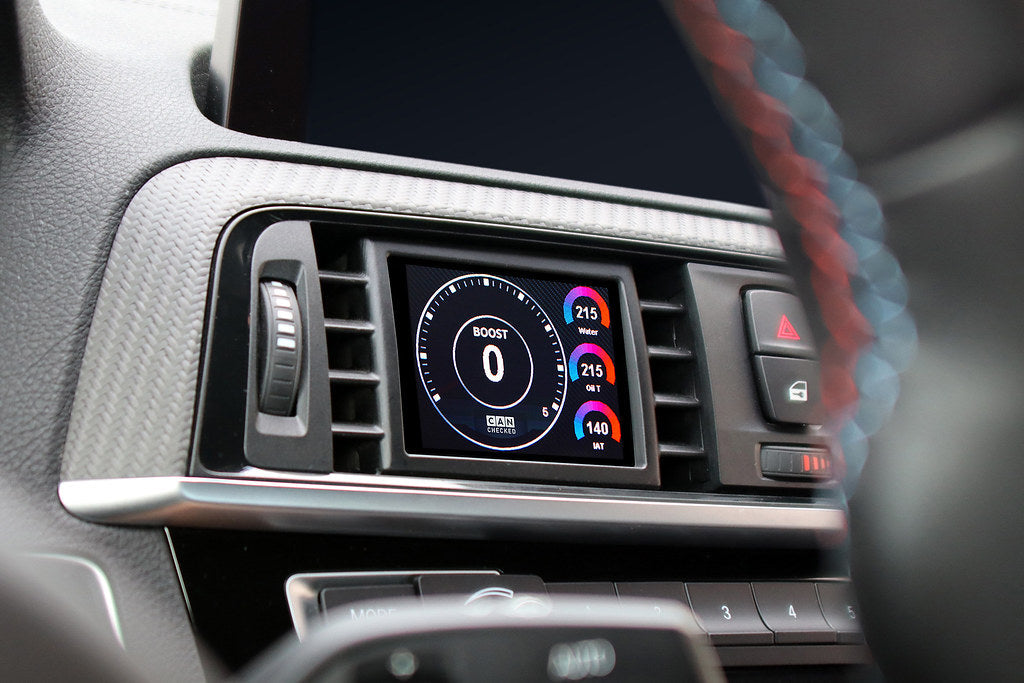 CANchecked F8X / F3X / F2X MFD28 Multi Function Display | 2.8" Gen2 (LHD)-Interior-Grocery Getter Performance