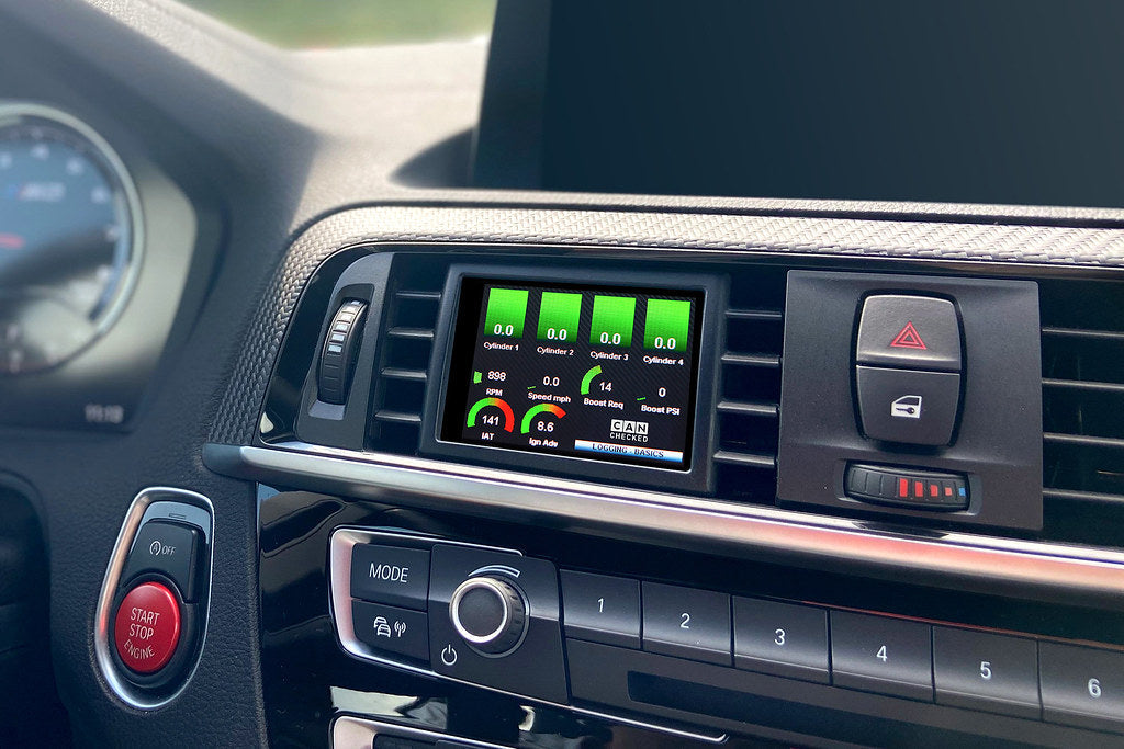 CANchecked F8X / F3X / F2X MFD28 Multi Function Display | 2.8" Gen2 (LHD)-Interior-Grocery Getter Performance