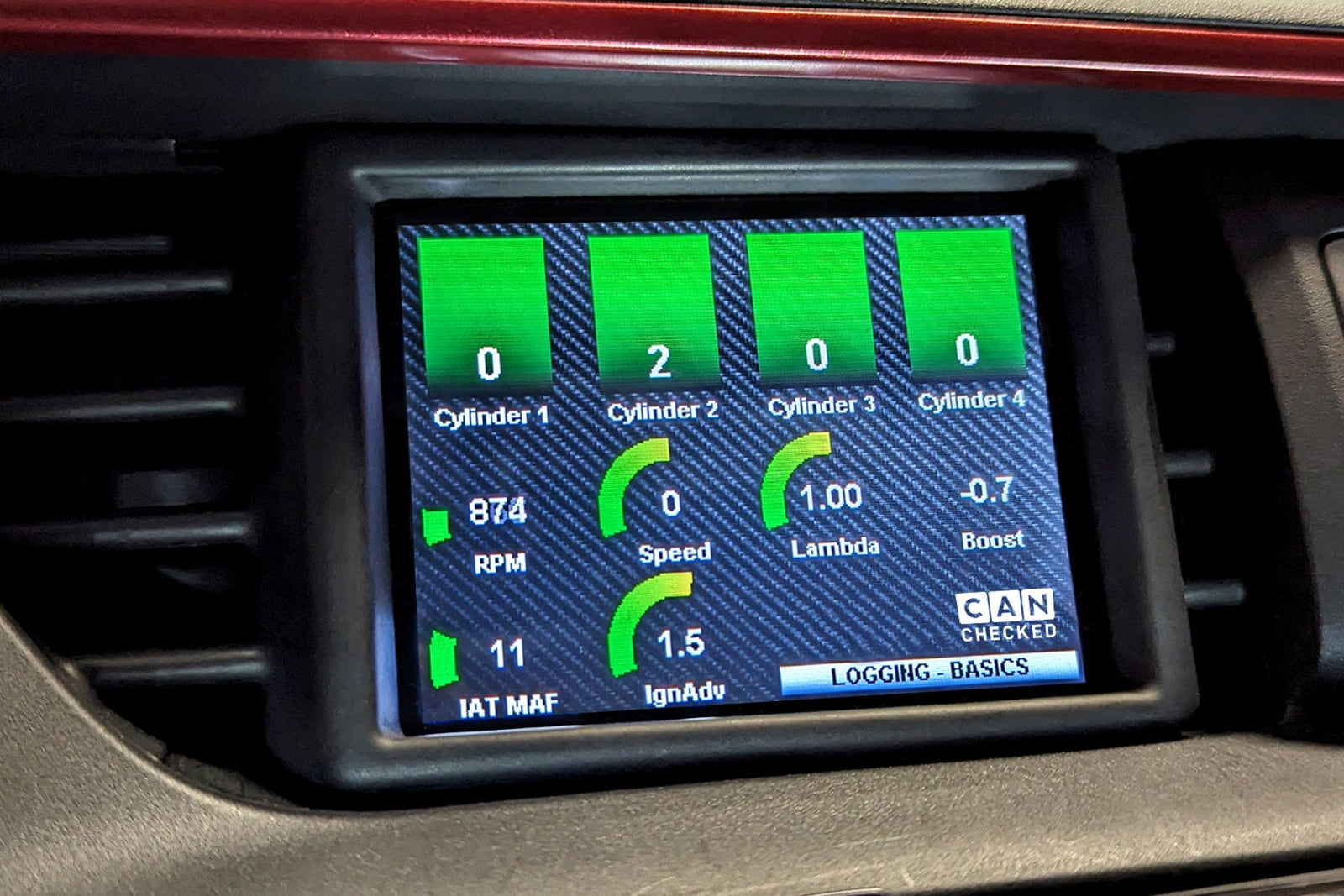 CANchecked Honda FK8 Civic MFD32 Multi Function Display | 3.2" Gen2 (LHD)-Interior-Grocery Getter Performance